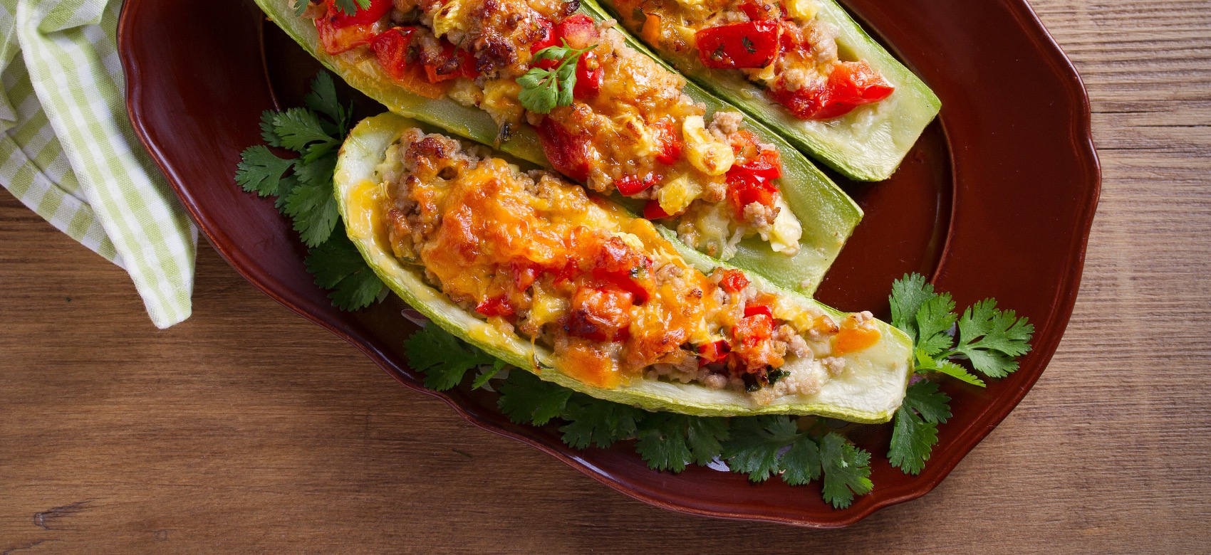 Rolinhos de Courgette com Frango Rolinhos de Courgette com Frango